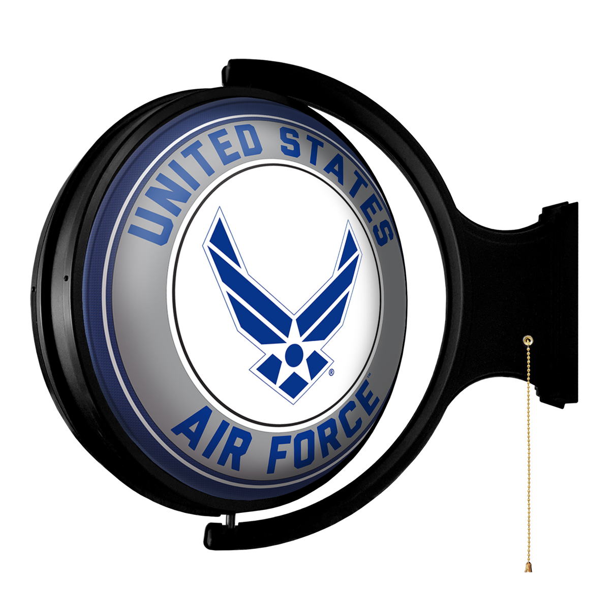 US Air Force: Original Round Rotating Lighted Wall Sign - view 2