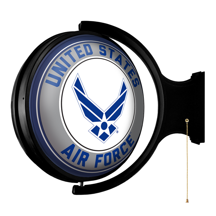 US Air Force: Original Round Rotating Lighted Wall Sign