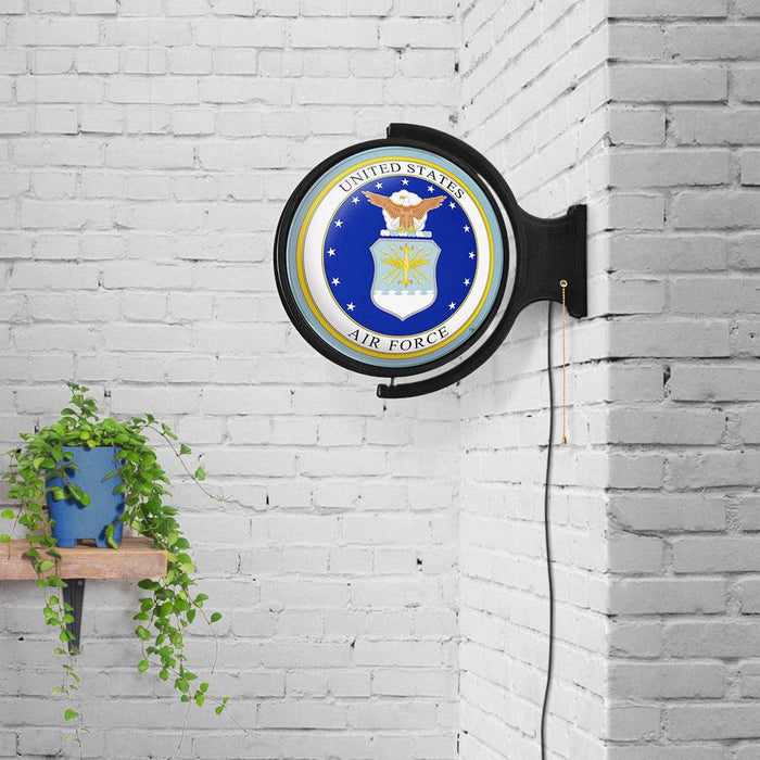 US Air Force: Seal - Original Round Rotating Lighted Wall Sign