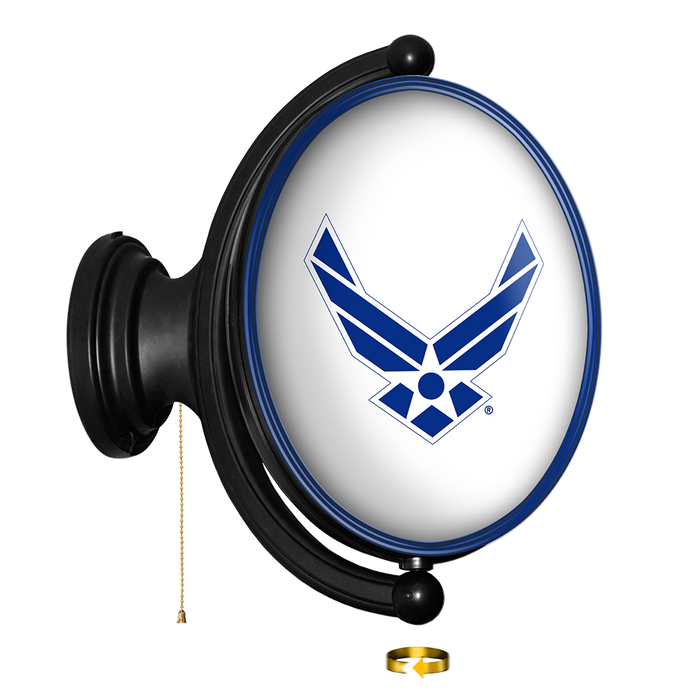 US Air Force: Original Oval Rotating Lighted Wall Sign