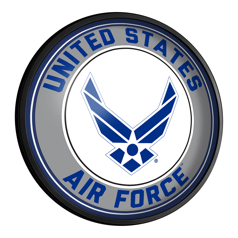 US Air Force: Round Slimline Lighted Wall Sign