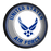 US Air Force: Round Slimline Lighted Wall Sign