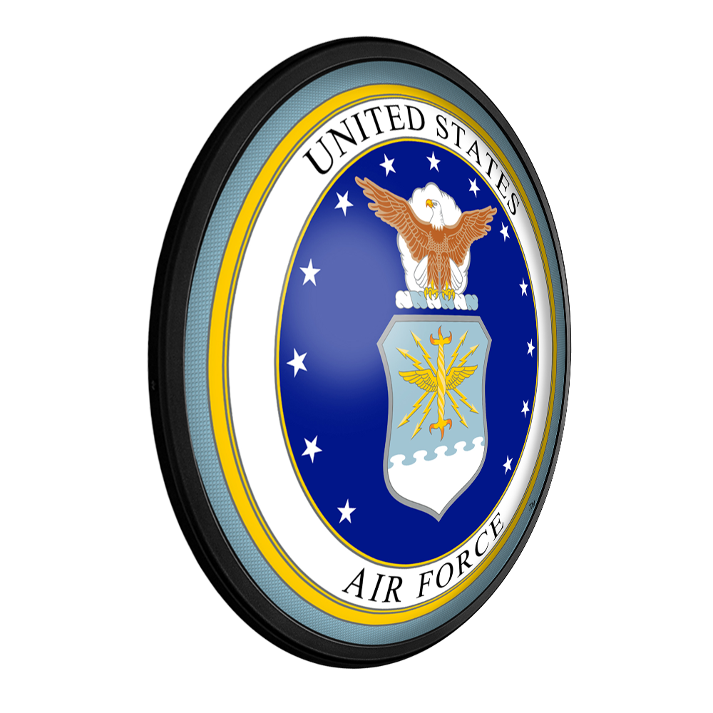 US Air Force: Seal - Round Slimline Lighted Wall Sign - view 2