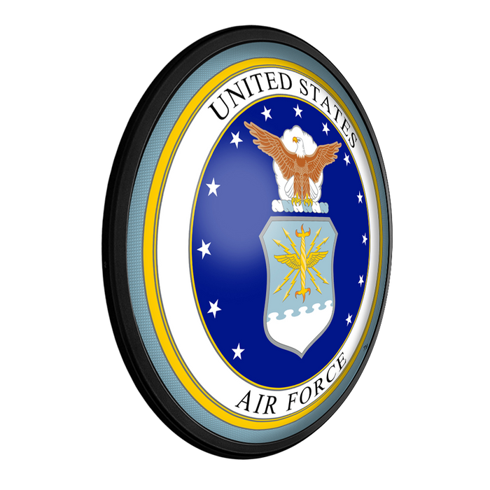 US Air Force: Seal - Round Slimline Lighted Wall Sign