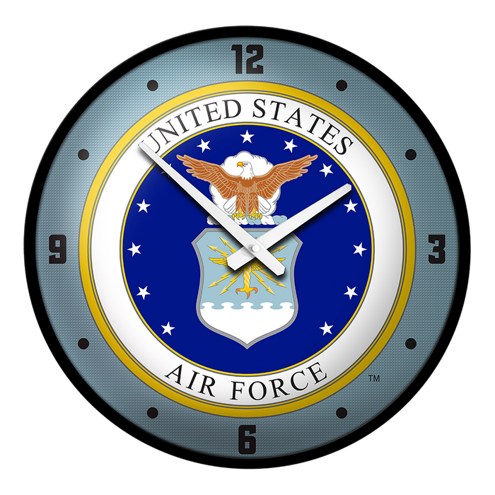 US Air Force: Seal - Modern Disc Wall Clock