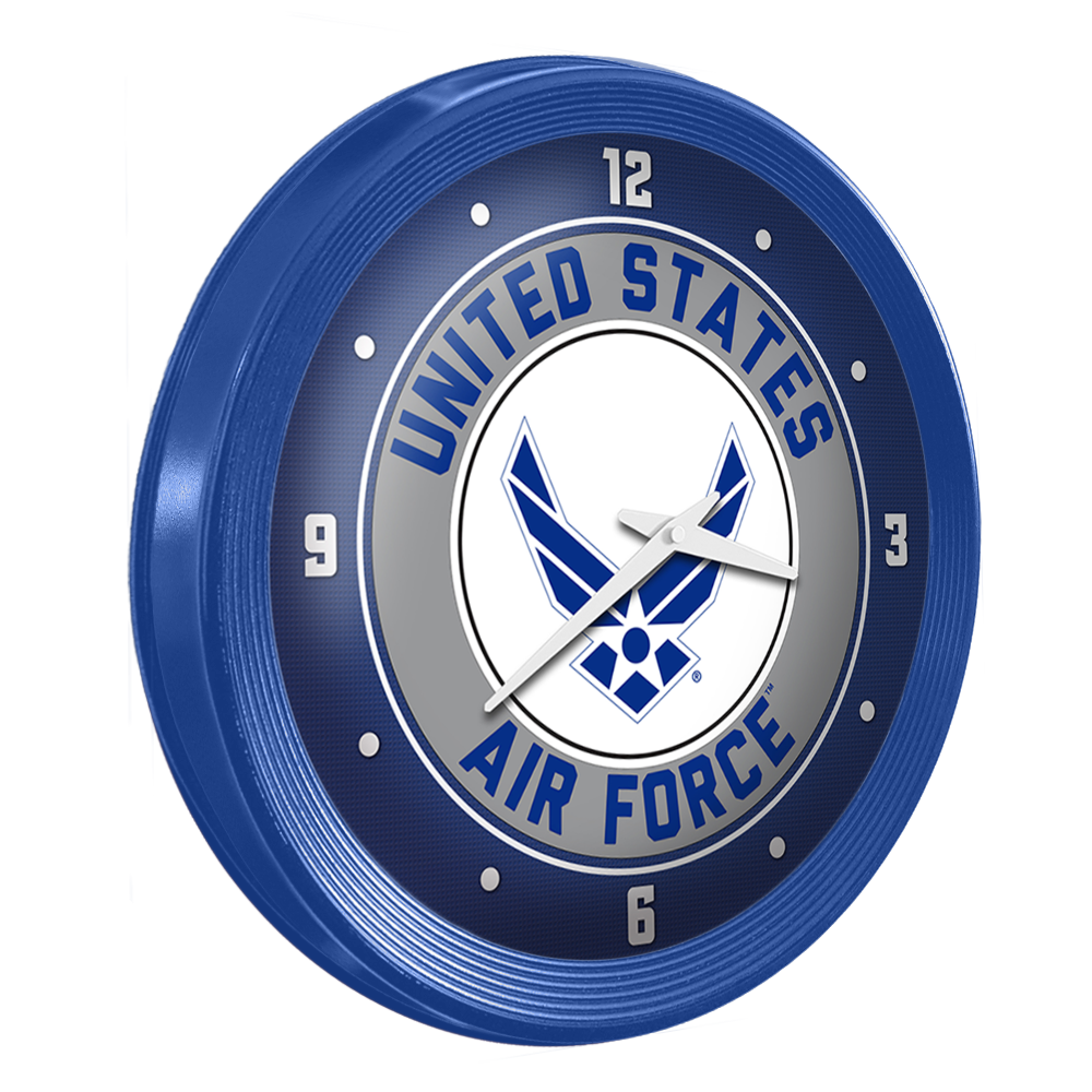 US Air Force: Ribbed Frame Wall Clock - view 2