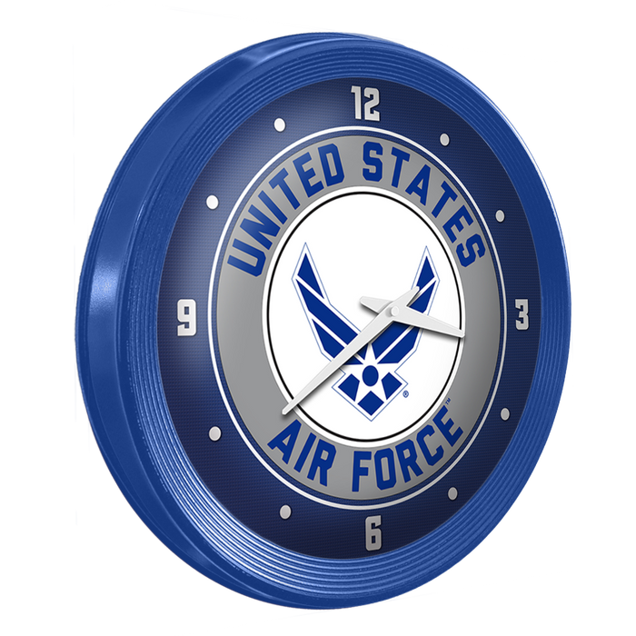 US Air Force: Ribbed Frame Wall Clock