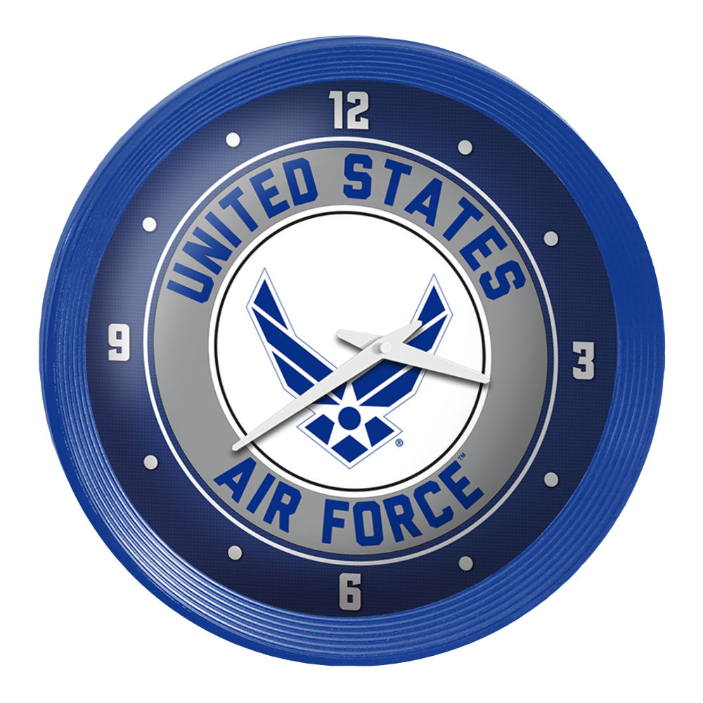 US Air Force: Ribbed Frame Wall Clock