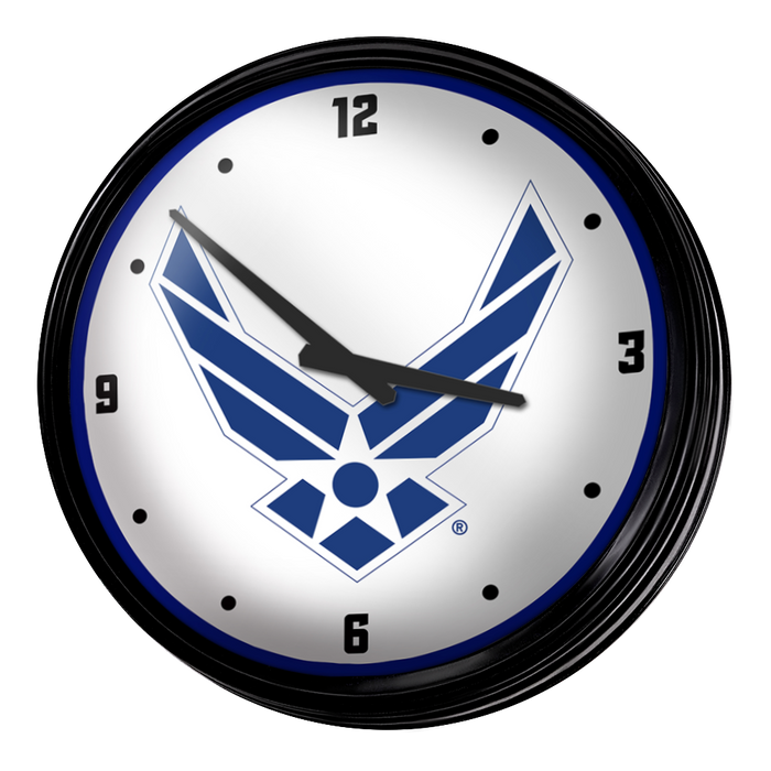 US Air Force: Retro Lighted Wall Clock