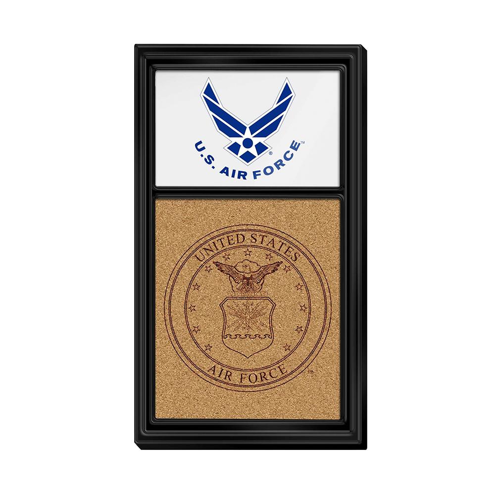 US Air Force: Dual Logo - Cork Note Board