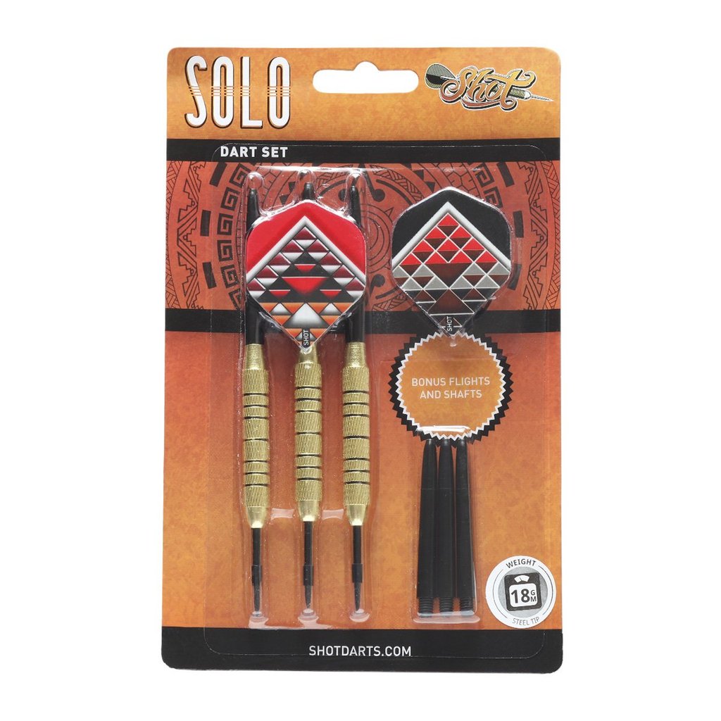 Solo Steel Tip Dart SET-BRASS Barrels darts