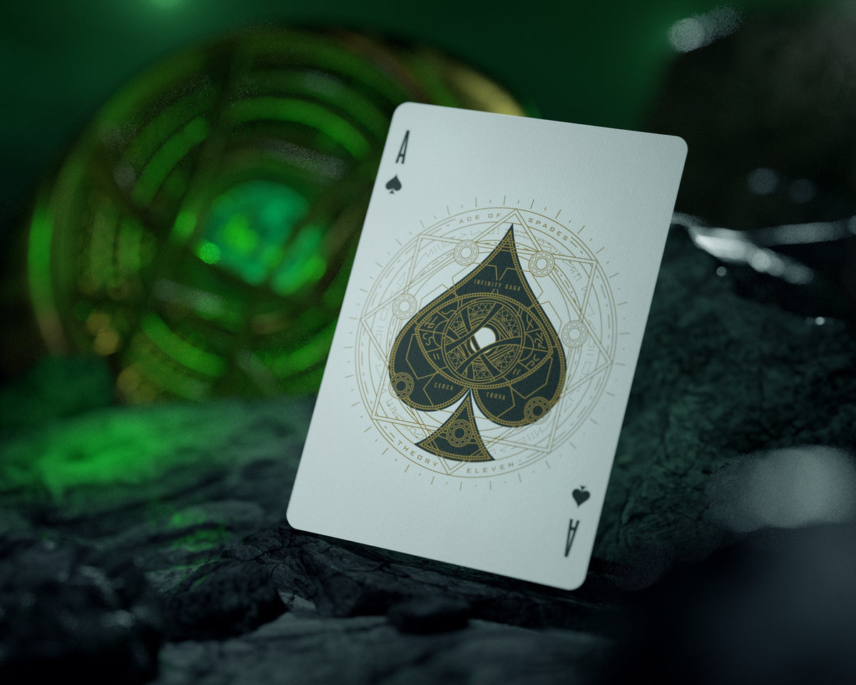 Theory 11 Avengers Playing Cards - Green