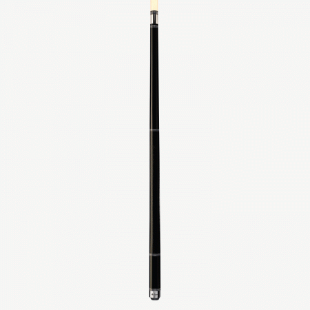 Players C-970 Pool Cue Black with Silver Rings