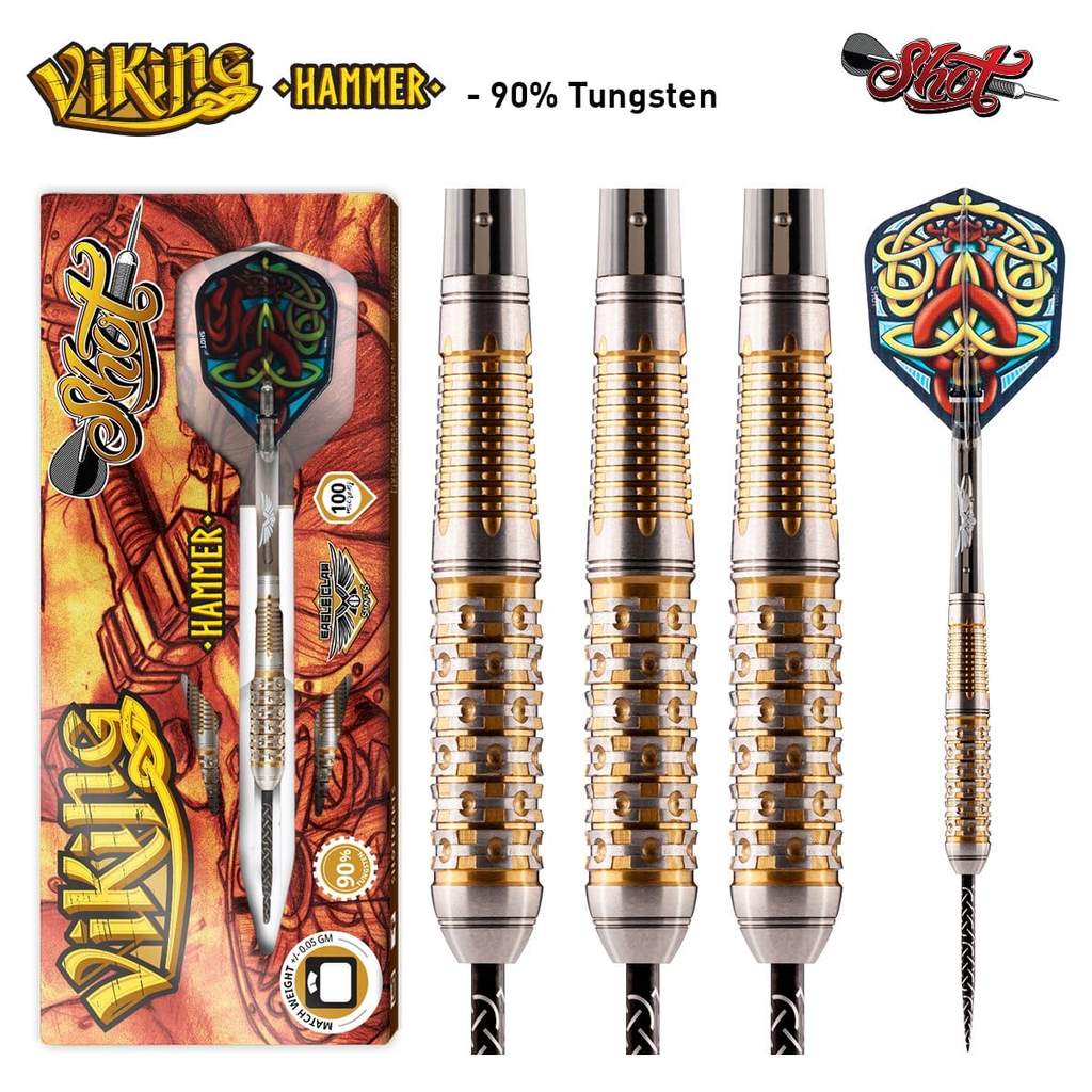 Viking Hammer Steel Tip Dart SET-90% Tungsten