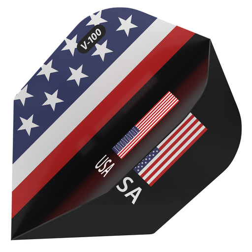 V-100 Dart Flights American Flag USA Standard