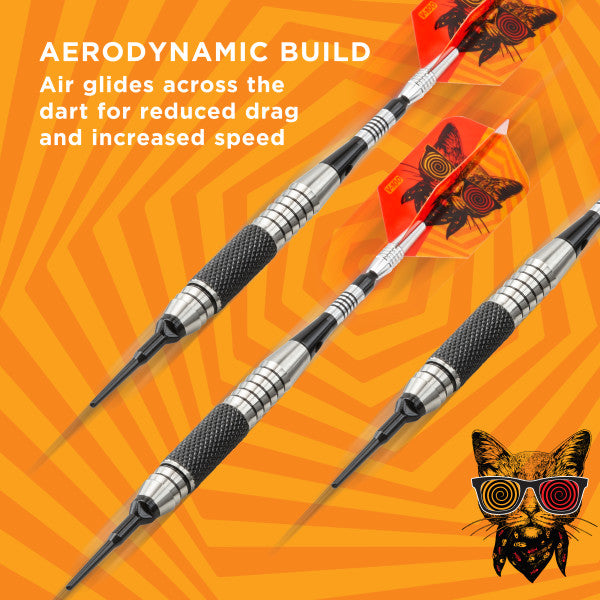 Viper The Freak Darts Soft Tip Darts Knurled and Grooved Barrel 18 Grams - view 2