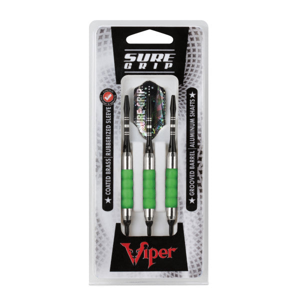 Viper Sure Grip Soft Tip Darts Green 18 Grams