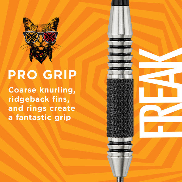 Viper The Freak Darts Steel Tip Darts Knurled and Grooved Barrel 22 Grams
