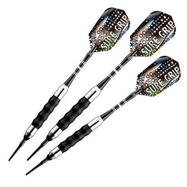 Viper Sure Grip Darts Black Soft Tip Darts - 18 grams