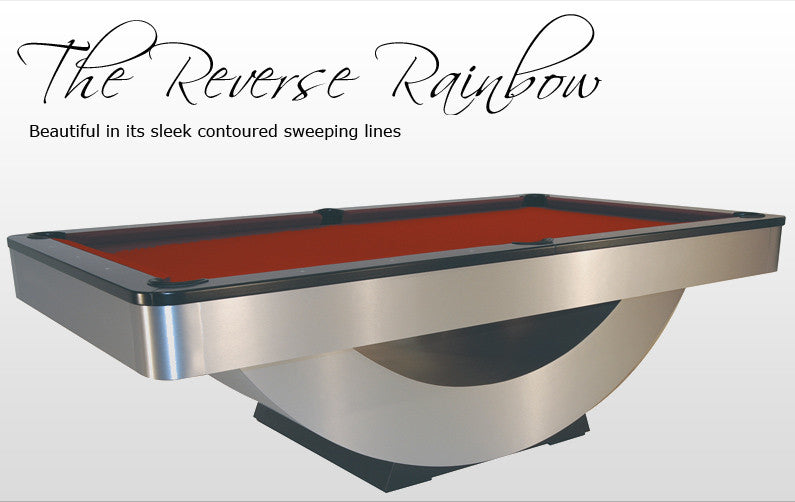 Golden West Billiards Reverse Rainbow Pool Table