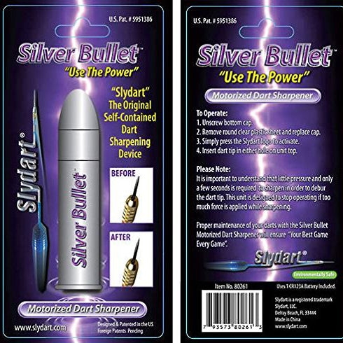 Shot Slydart Silver Bullet Motorized Dart Sharpener