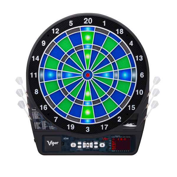 Viper Ion Illuminated Electronic Dartboard, 15.5" Regulation Target