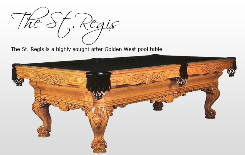 Golden West Billiards ST. Regis Pool Table