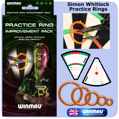 Winmau Practice Rings - Simon Whitlock Practice Product - Improvement Pack